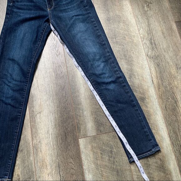 Paige Denim Skyline Ankle Peg Jeans Medium Dark Wash Mid-Rise Size 25 - Picture 5 of 10